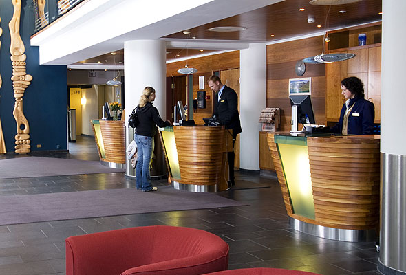 Lobbyen i Rica Forum Hotel i Stavanger. Foto: Rica Hotels/Peder Austrud