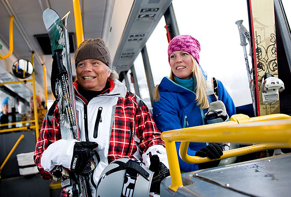 Skibussen i Hemsedal (Foto: Hemsedal skisenter)