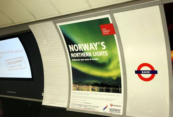 Nordlyskampanjen på t-banen i London