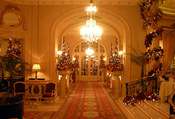 Juledekorasjoner på Ritz