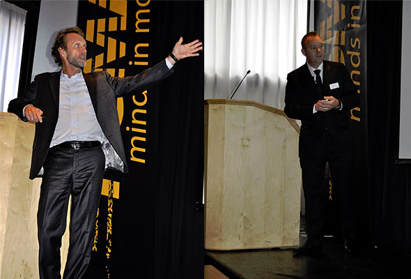 Harald Magnus Andreassen og Per Anders Perra Pettersson på HSMAI GM Forum 2011.