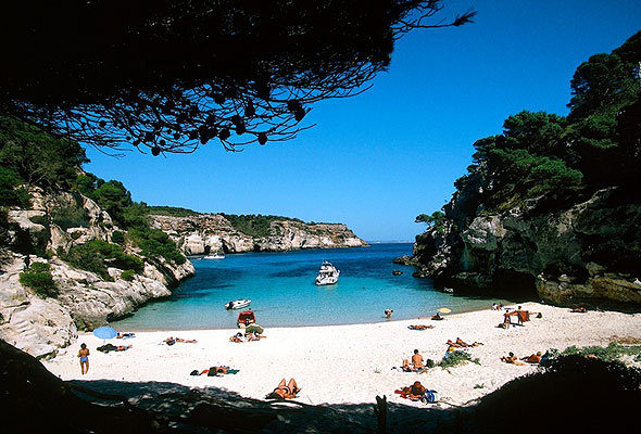 En bortgjemt badevik på Menorca (foto fra Star Tour)