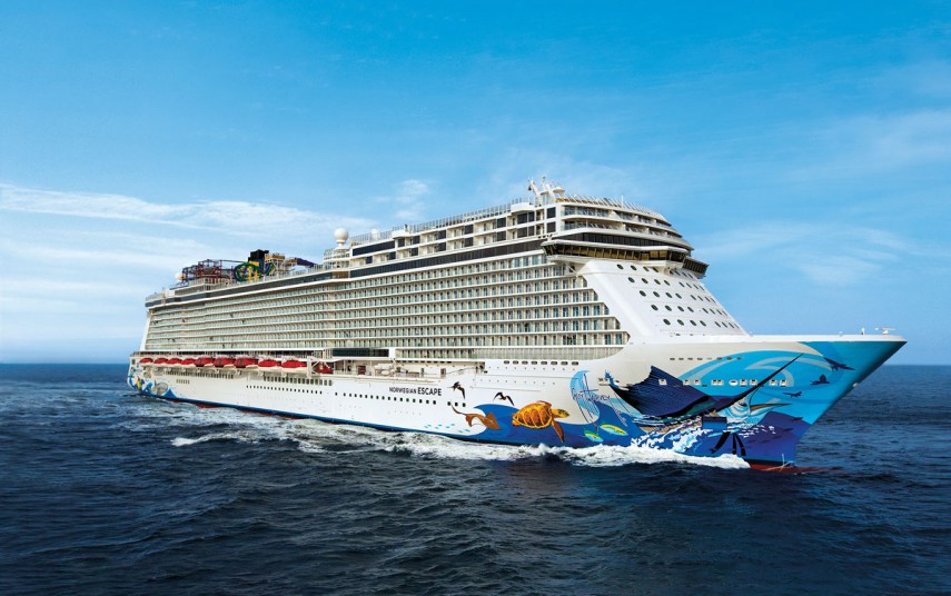 Norwegian Cruise Lines "Norwegian Escape". Foto fra Norwegian Cruise Lines